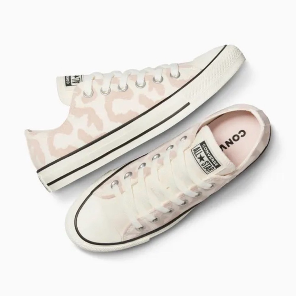 NEW Converse Chuck Taylor All Star Leopard Remix Animal Print White Pink 10.5